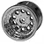RPM 2.2" Revolver Chrome Rear Rims 2Pcs 82053
