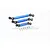 GPM Blue Steel & Aluminium Front, Centre & Rear Universal CVD Drive Shafts 3Pcs TRX6037SA-B