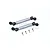 GPM Grey Silver Steel & Aluminium Front & Rear Universal CVD Drive Shafts 2Pcs CP037SA-GS