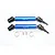 GPM Blue Steel & Aluminium Front or Rear Universal CVD Drive Shafts 2Pcs MAG108FRS-B