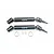 GPM Black Steel & Aluminium Front or Rear Universal CVD Drive Shafts 2Pcs MAG108FRS-BK