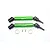 GPM Green Steel & Aluminium Front or Rear Universal CVD Drive Shafts 2Pcs MAG108FRS-G