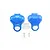 GPM Aluminium Front or Rear Differential Output Yokes 2Pcs - Blue MAG012-B