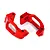 Traxxas 1/10 Maxx 4S Red Aluminium Hub Carrier w/ Hardware 2Pcs 8932R