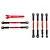Traxxas Red Aluminium Turnbuckles Set 6Pcs 5539X
