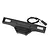 Traxxas black rear bumper for RC vehicles featuring integrated LED light clusters and a wiring harness with a connector.