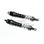 GPM Black Aluminium 135mm Front Spring Shocks 2Pcs UDR135F-BK-BEBK