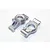 GPM Grey Silver Aluminium Rear Hub Carriers 2Pcs TXM022N-GS