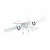 GPM Silver Aluminium Rear Bumper w/ D-Rings & Drop Hitch Set TRX4330RF-S