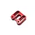 GPM Red Aluminium Servo & Front Hub Carrier Mount SCX6024-R
