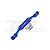 GPM Blue Aluminium Front/Rear Body Post Stabiliser w/ Hardware MAI201F/RB-B