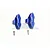 GPM Blue Aluminium Front & Rear Disc Brake Calipers 2Pcs UDR006-B