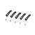 GPM Black Door Handles 4Pcs TRX4ZSP10BZ-BK