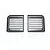 GPM Black Aluminium Rounded Headlight Assembly Brush Guard 2Pcs TRX4050FA-BK