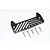 GPM Black Aluminium Front Bumper Mount LB331F-BK