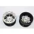 GPM Silver Aluminium 2.2" 6 Spoke Beadlock Rims 2Pcs AW2206PH-S