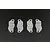 GPM Silver Aluminium Brake Pads 4Pcs LO5T041-S