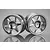 GPM Silver Aluminium 1.9" 6 Spoke Rims 2Pcs AW1006F/R-S