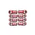 GPM Red Aluminium Adjustable Rear Linkage Ball Ends 8Pcs SCX6160R/BE-R