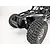 Close-up of a T-Bone Racing front bumper installed on a Losi Lasernut XV4 RC rock racer against a white background.