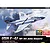 Box art for the Academy 1/72 scale USN F-4J VF-84 Jolly Rogers plastic model kit, featuring an illustration of the fighter jet in flight.