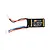 FMS 7.4V 380mAh 5C LiPo battery with a black soft case and two white electrical connectors.