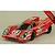 A red Porsche 917K scale model car with number 23 decals and Shell branding on a plain background.