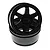 Maverick 2.6-3.0" Quantum R Black Race Truck 6 Spoked Rims 2Pcs 150295