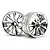 HPI 2.1" (3mm Off-Set) LP29 ATG RS8 Chrome Rims 2Pcs 33462