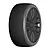 GRP 3.1" GT-T04 SLICK-XB2 Extra-Soft Mounted on 20 Spoked Flex Black Rims - Glued Wheels 2Pcs GTX04-XB2