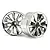 HPI 2.1" (6mm Off-Set) LP32 ATG RS8 Chrome Rims 2Pcs 33463