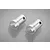 Rovan Silver Aluminium Front Radio Box Mounting Posts 2Pcs 95237S