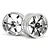 HPI 2.1" (9mm Off-Set) LP35 Yokohama AVS T6 Chrome Rims 2Pcs 33467