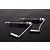 Two silver Rovan heavy-duty RC rear shock absorbers with external reservoirs and black springs on a dark background.
