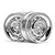 HPI 1.9" (0mm Off-Set) Vintage CC Type Chrome Rims 2Pcs 33472
