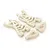 Rovan White Rear Suspension Arm Complete Set 852491
