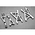 Rovan Silver Aluminium Rear Suspension A-arm Kit 85114S