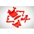 Rovan Red Front Shock Tower Set 851022