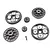 Rovan Metal 16T/58T, 19T/55T Pinion & Spur Gear Set 85099