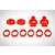 Rovan Red Rear Hub & Shim Set 850872