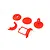 Rovan Red Air Filter Mount Set 8501712