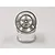 Kyosho 2.2" 1/10 Scorpion Satin Chrome Rear Rims 2Pcs SCH006SC