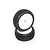 HB 3.3" Khaos Tyres on White Dish Rims - Glued Wheels 2Pcs 67605