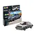 Revell 1/24 scale Porsche 911 Carrera 3.2 Coupé model kit box and a fully assembled grey model car on a white background.