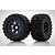 Traxxas 2.8/3.7" Maxx 4S AT Tyres on 6 Spoke Blue Rims - Glued Wheels 2Pcs 8972A