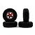 Yeah Racing 1/24 5 Spoke Red Beadlock Aluminium Wheel Set 4Pcs WL-0165RD