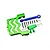 GPM Aluminium 25T Servo Horn & Mount Set - Green TXM024N-G