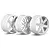 HPI 1.2" Micro RS4 White Rims 2Pcs 73410