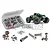 RC Screwz stainless steel screw kit for Traxxas Hoss 4x4 VXL, featuring a plastic storage box filled with various screws and a picture of the RC truck.