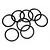 HPI 20x2.5mm Black O-Rings 8Pcs 75072